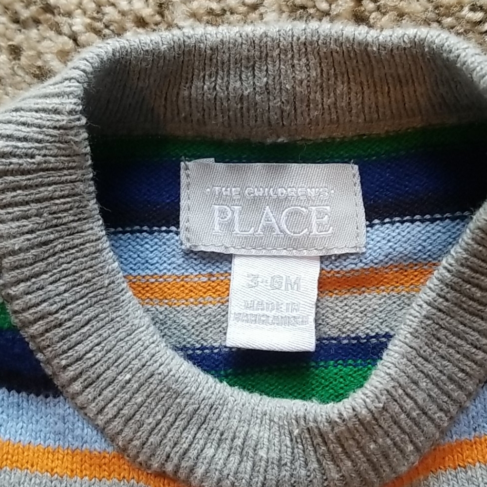 Children's Place | Striped Sweater - Picture 4 of 6